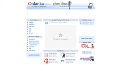 Desktop Screenshot of music.onlanka.com