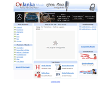 Tablet Screenshot of music.onlanka.com