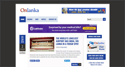 Desktop Screenshot of mail.onlanka.com
