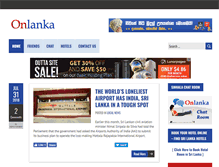 Tablet Screenshot of mail.onlanka.com
